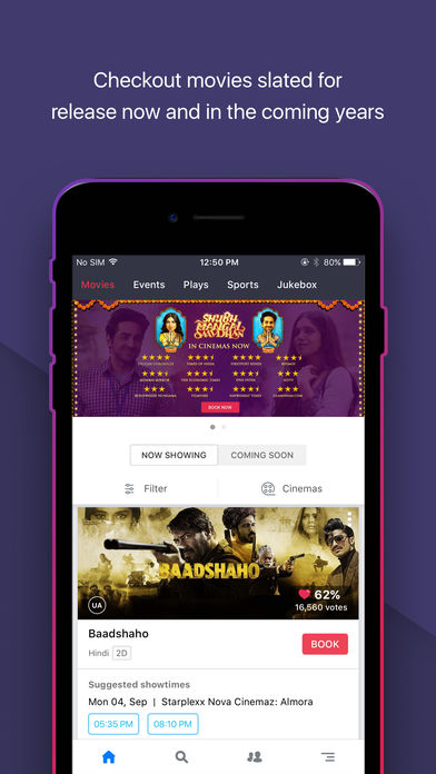 Download BookMyShow–Movie Tickets,Plays App on your Windows XP/7/8/10 and MAC PC